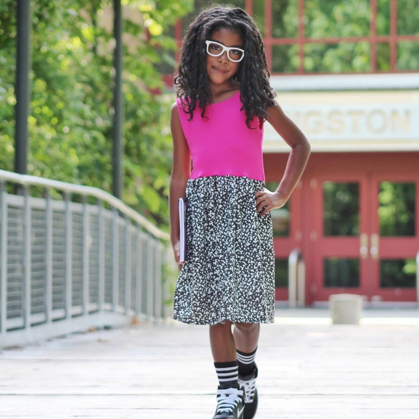 Back To School Twirl Dress (5 colors)