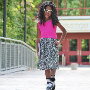 Back To School Twirl Dress (5 colors)