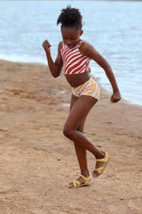 Zebra Reversible Two-Piece Swimsuit
