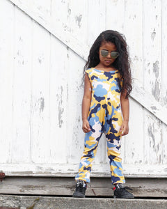 Slate Camo Romper