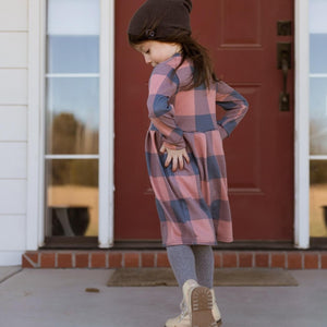 Plaid Twirl Dress (4 colors)