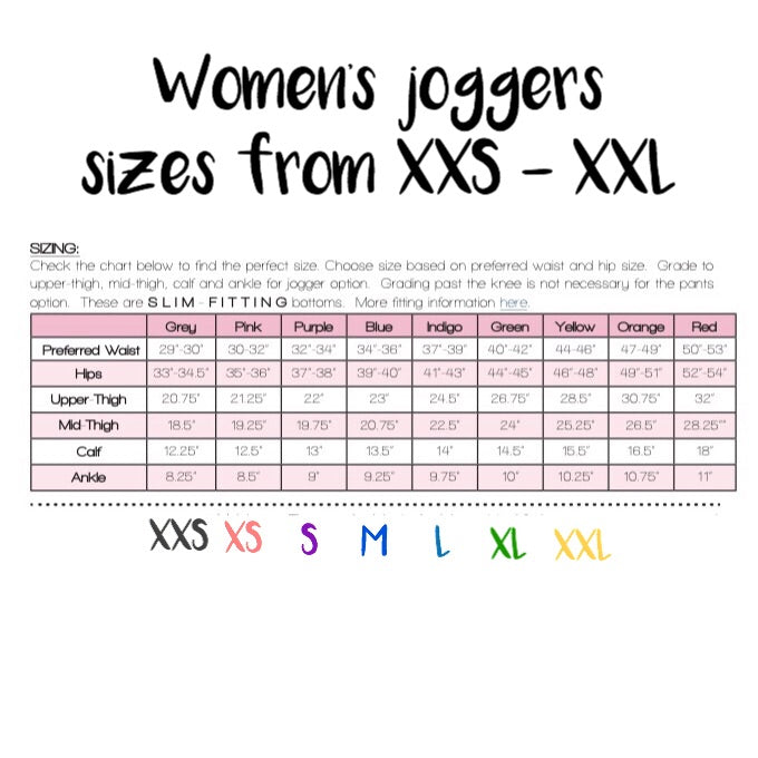 Women's Joggers (four colors)