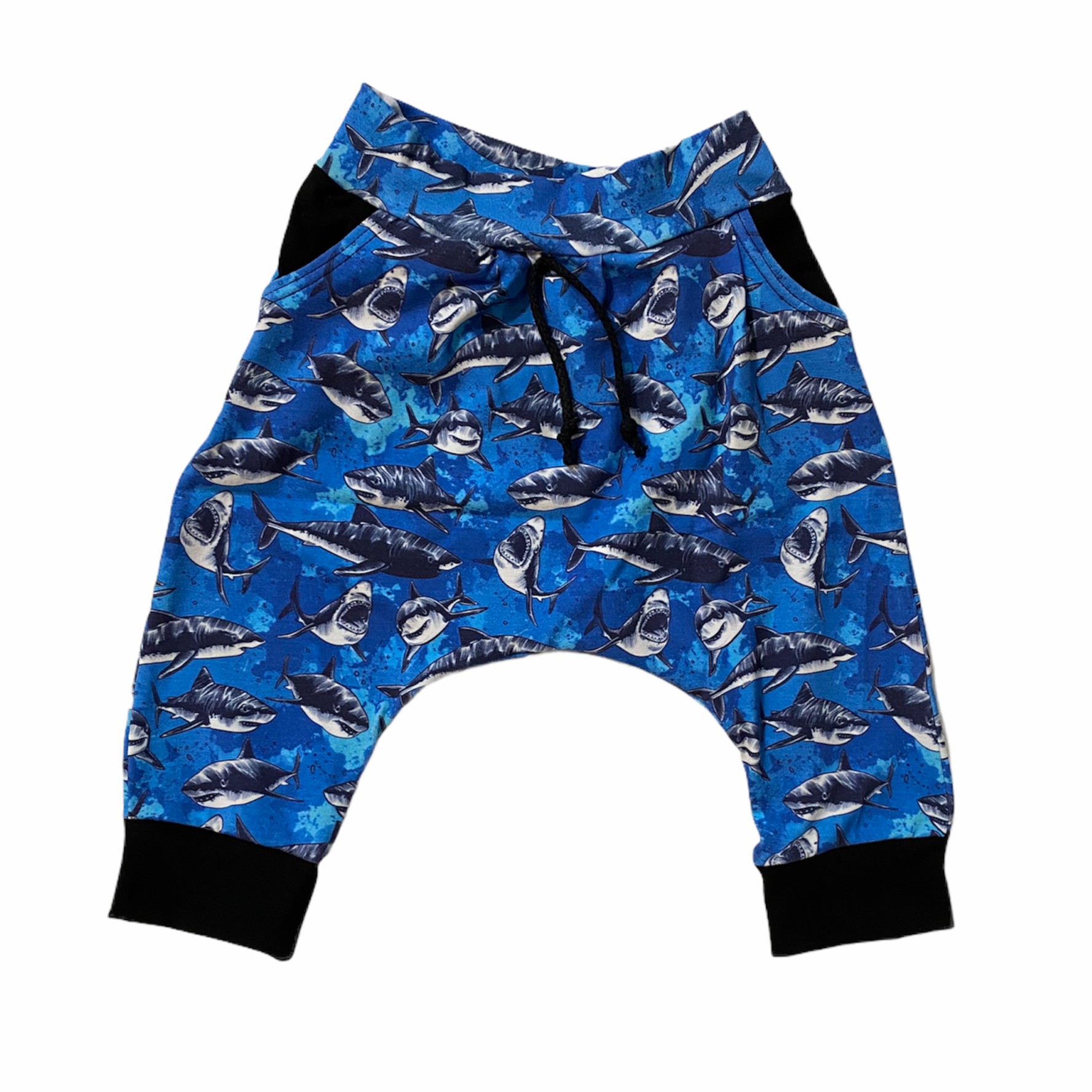 Shark & Sea Creatures Harem Shorts