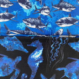 Shark & Sea Creatures Knee Patch Joggers